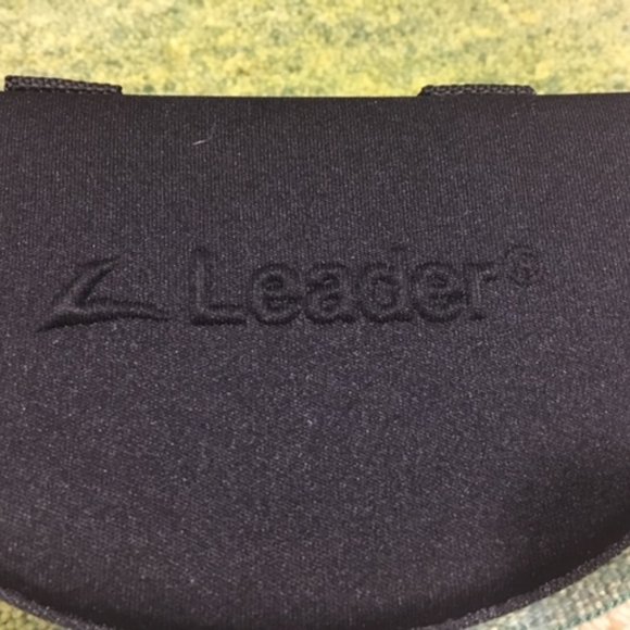 Leader Sports Black Zippered Sunglasses Eyeglass Case - Picture 7 of 7